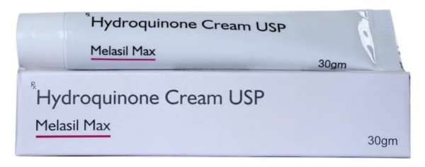 Melasil Max Hydroquinone 4% Cream (30gms) - Treats hyperpigmentation, Melasma, Dark spots, Sunspots, Age spots - Image 2